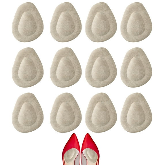 (12 Pieces) Metatarsal Pads for Women | Reusable Ball of Foot Cushions for Women High Heels