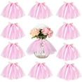 thumbnail image 1 of 12 Pieces Mini Tutu Table Skirt Wine Bottle Cover Tutu Skirt Tulle Vase Skirt Decor Garland Centerpieces for Wedding Baby Shower Cake Dessert Birthday Party, 1 of 7