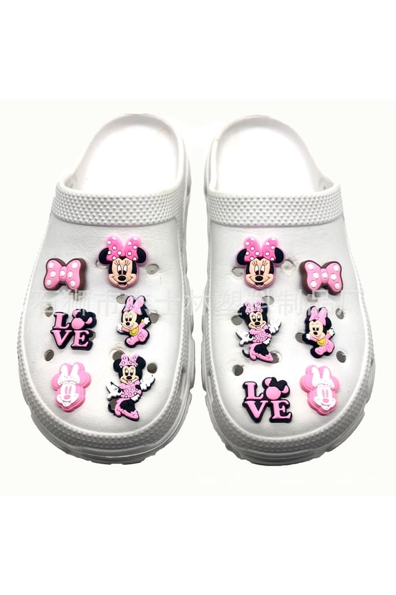 12 Pieces Minnie Patches Embroidered Applique Patches Sew on Iron on Patches Fabric Repair Patches for Kids Adult Clothes Jeans Jackets Hats Shoes Backpacks