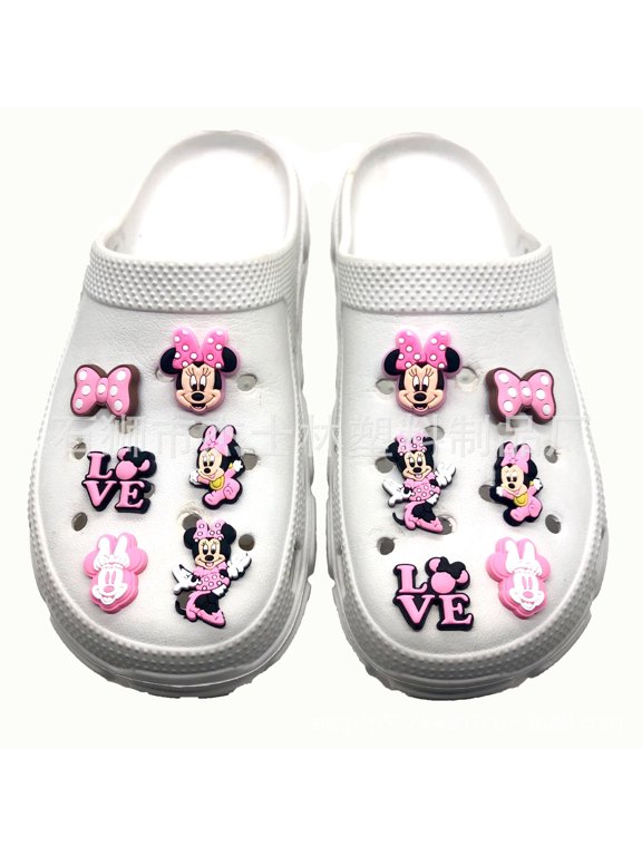 12 Pieces Minnie Patches Embroidered Applique Patches Sew on Iron on Patches Fabric Repair Patches for Kids Adult Clothes Jeans Jackets Hats Shoes Backpacks