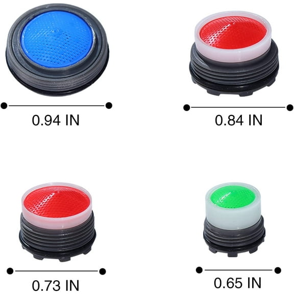 12 Pieces Moen Aerator Faucet Replacement for Sink and 5 Pieces Faucet Aerator Key Wrenches Removal Tool for Bathroom or Kitchen Sink