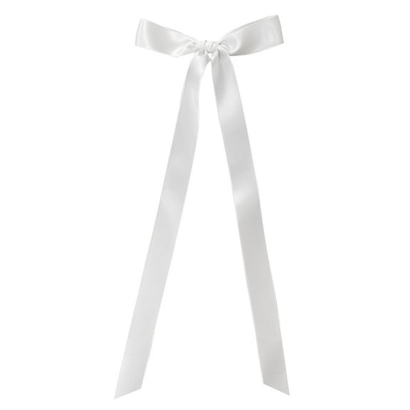 12 Pieces Of Ivory Bow Decorations, Wedding Background Channel Decorations, Satin Bows, Chair Decorations, Elegant Ceremonial Ribbons