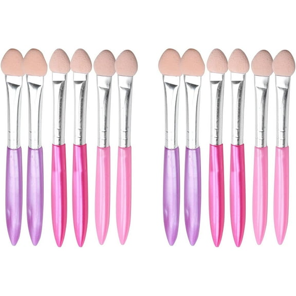 12 Pieces One End Foam Tip Applicators Eyeshadow Brush