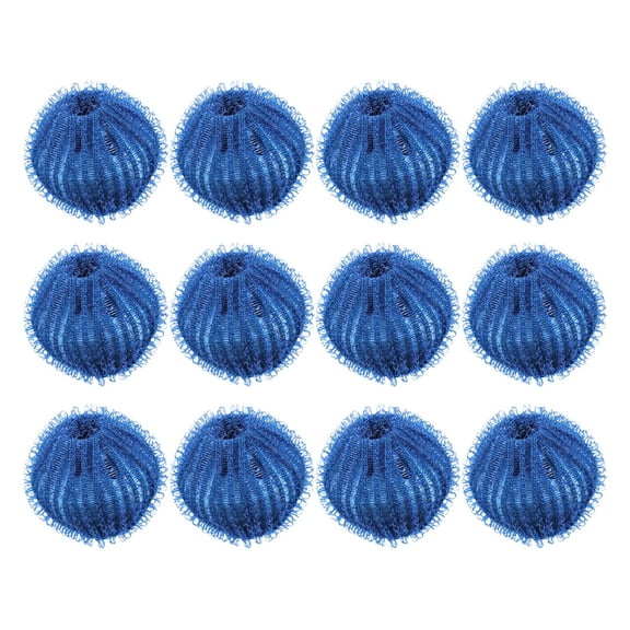 12 Pieces Pet Hair Remover Washing Machine Balls, Lint Balls For Washing Machine And Dryer, Reusable Nylon Lint Removers To Remove Pet Hair Lint And Reduce Wrinkles Tangling And
