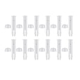 thumbnail image 1 of 12 Pieces Pool Joint Pins & Rubber Seals, Swimming Pool Replacement Parts , 7cm, 1 of 6