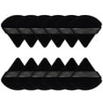 thumbnail image 1 of Pimoys 12 Pieces Powder Puff Face Triangle Makeup Sponge for Loose Powder Setting Powder Velour Foundation Blender Sponge Beauty Makeup Tool, Black, 1 of 3