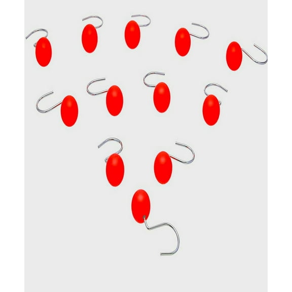12 Pieces Round Ball Shower Hooks