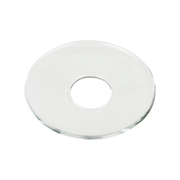 12 Pieces Round Glass Candle Bobeches, Candle Rings, Bobeches for Candlestick Holders