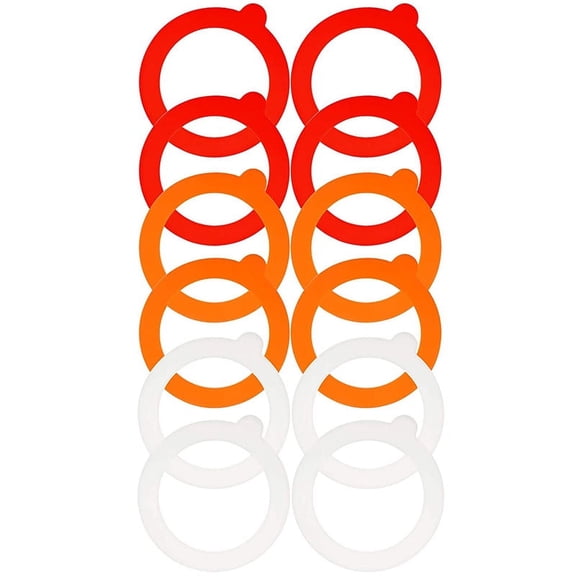 12 Pieces Silicone Gasket, Sealing Rings Jar Lids Fitting Seals