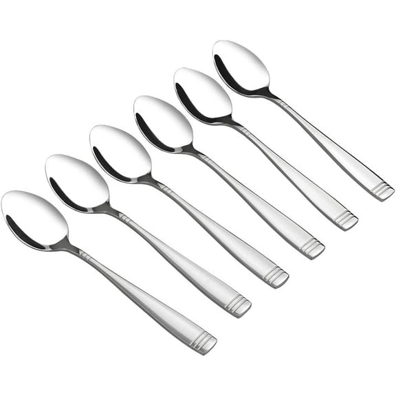 12 Pieces Small Stainless Steel Spoons, Stainless Steel Teaspoon Set