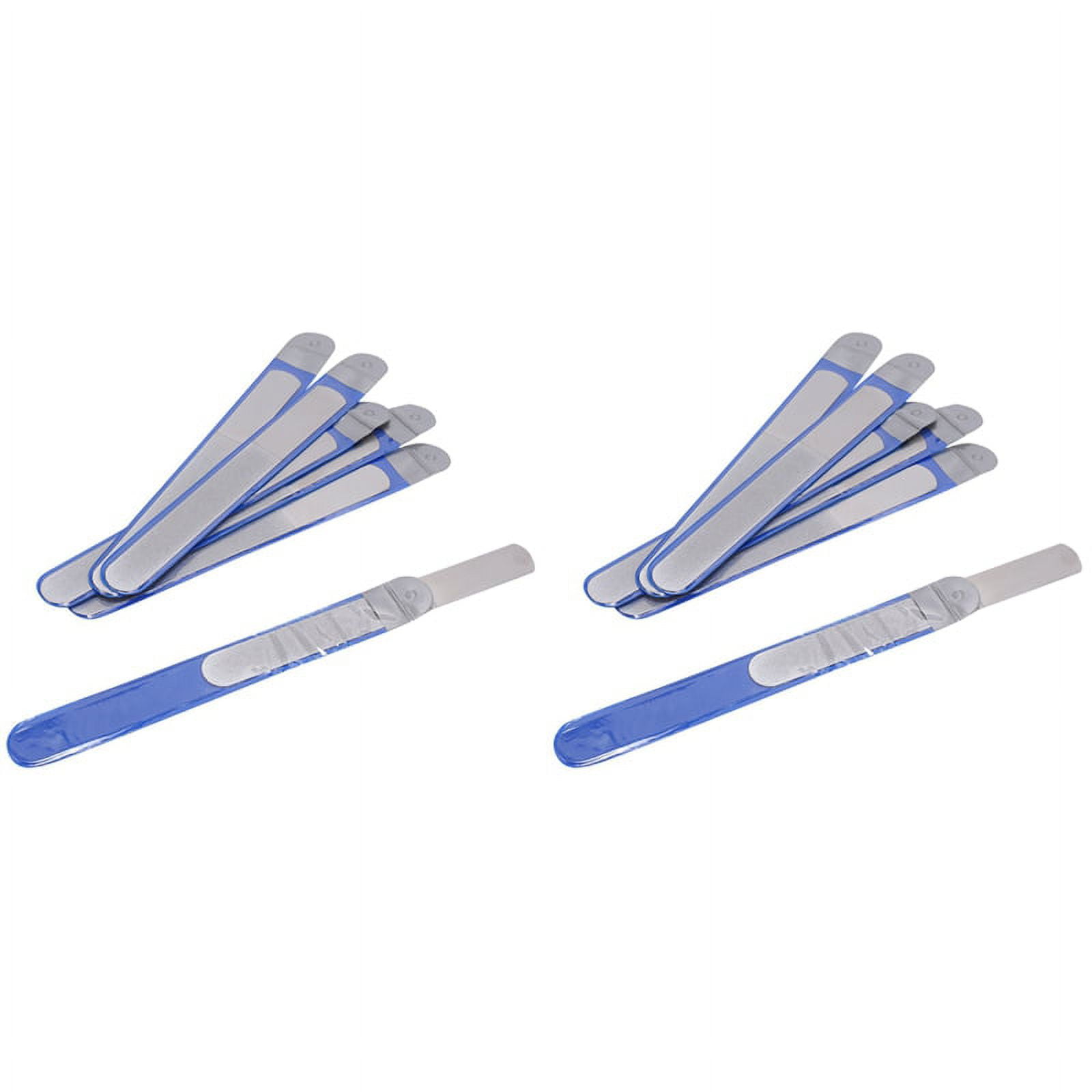 12 Pieces Stainless Steel Nail File DoubleSided Diamond Nail File