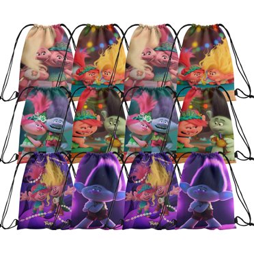 12 Pieces 12th Candy Drawstring Bag, Drawstring Goodie Favor Bags For Birthday Party Decorations