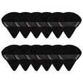 thumbnail image 1 of 12 Pieces Triangle Powder Puff Soft Makeup Puff for Face Loose Powder Cosmetic Foundation Sponge Wet Dry Makeup Tool Black, 1 of 5