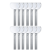12 Pieces of Metal Toothpaste Squeezer Toothpaste Squeezer Key Roller Tube Paste Paint Squeezer Household Toilet Tools