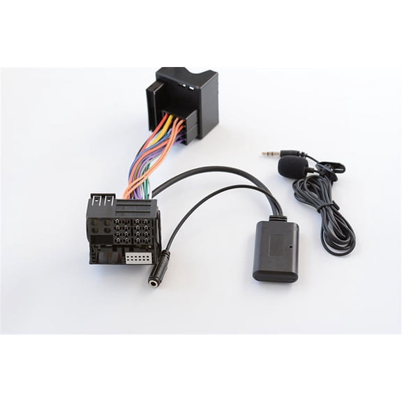 12 Pin Bluetooth Harness Aux Adapter For BMW E60 E66 E70 E82 E87 E90 E92 Stereo