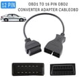 thumbnail image 1 of 12 Pin OBD1 to 16 Pin OBD2 Convertor Adapter Cable for GM Diagnostic Scanner US US, 1 of 12