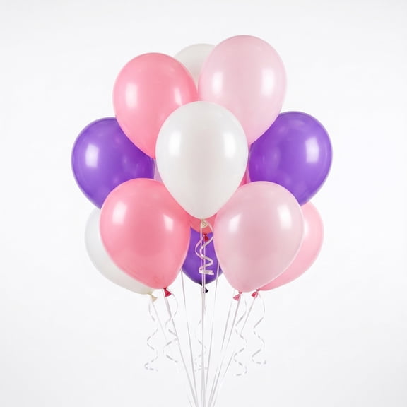 12" Pink Mix Latex Balloons, 72 Pieces, by Way To Celebrate