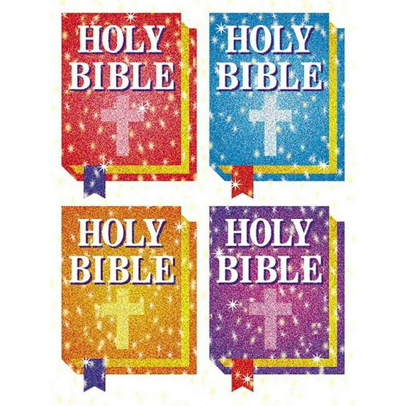 (12 Pk) Dazzle Stickers Bibles 120 Per Pk Acid Lignin Free