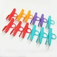 thumbnail image 1 of 12 Pk. Lightweight Plastic Handle Thread Clippers / Nippers / Cutters, 1 of 1