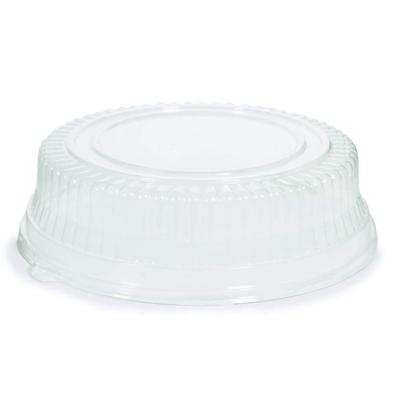 12" Plastic Dome Lid Clear