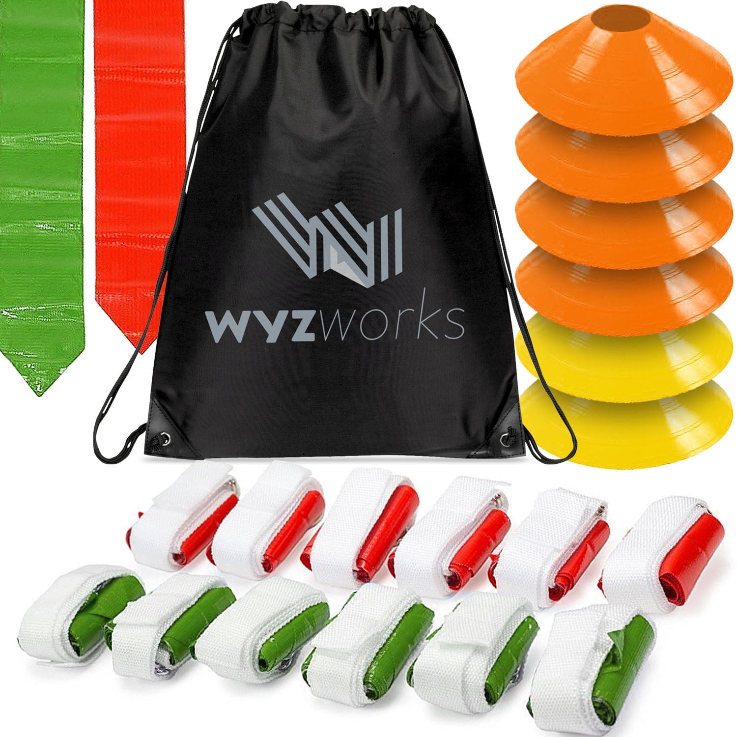 POP FLAG FOOTBALL BELT SET(12)