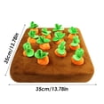 thumbnail image 1 of 12 Plush Carrots Enrichment Dog Puzzle Toys Hide and Seek Carrot Farm Dog Toys Carrot Patch Dog Snuffle Toy for Puppy Large Dogs, 1 of 6