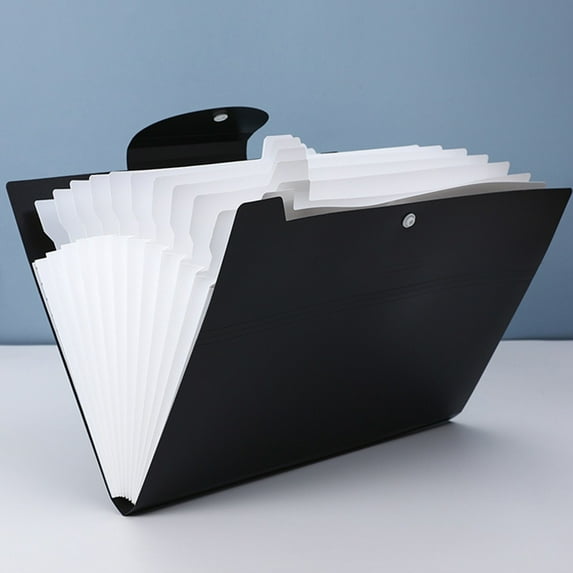12 Pocket Accordion File Folder A4 Document Organizer Expandable File Folder Office Supplies Paper Storage Document Classification File Organizer