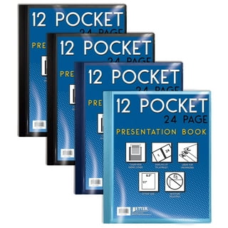 Office Depot Brand Poly Bound Presentation Book 24 Pockets Black