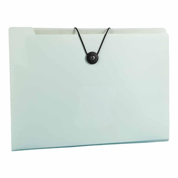 12-Pocket Large Capacity A4 Accordion File Folder, Youngster Test Paper Organizer Bag, Multi-Layer Portable Expandable Folder for Study Material Management Colorful Plastic Document Holder