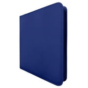 12-Pocket PRO Zippered Vivid Binder, Blue