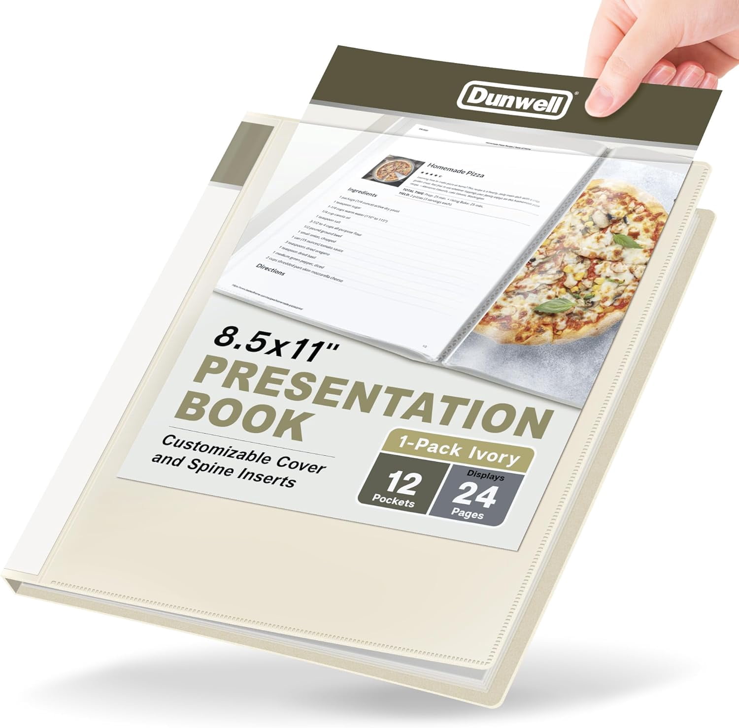 recipe card binder walmart Amazon.com: PPP Recipe Card Binder | 3 Ring Binder | Recipe Organizer with  52 Dual Pocket Sleeves That Holds 104 Recipe Cards | 12 Double-Sided Tabs |  Kitchen Conversion Chart main image 0