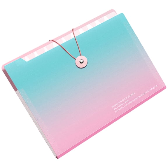 12 Pockets Expandable Folder Expanding File Organiser Letter Size Document Organiser Sorting Folder for School Office