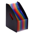 thumbnail image 1 of 12 Pockets Expanding File Folder Accordian File Organizer A4 Letter Size Document Organizer File Rack Rainbow Color for Home Office School, 1 of 8