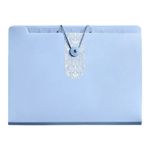 12 Pockets Expanding File Folder Letter Size File Organiser Sorting Folder Expandable Document Organiser 325x245mm