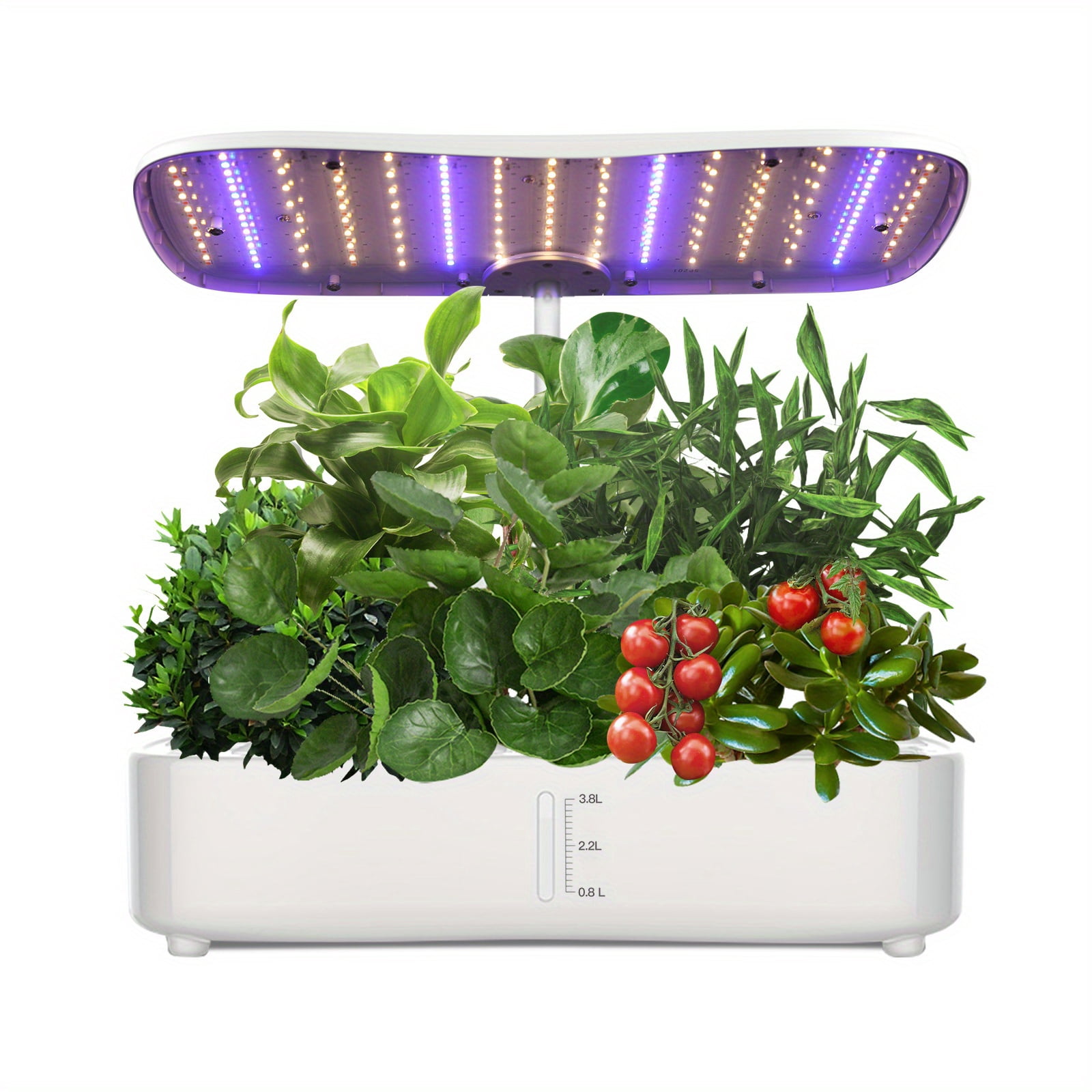 12-Pod Deluxe Hydroponics Growing System - Indoor Herb Garden Kit with ...