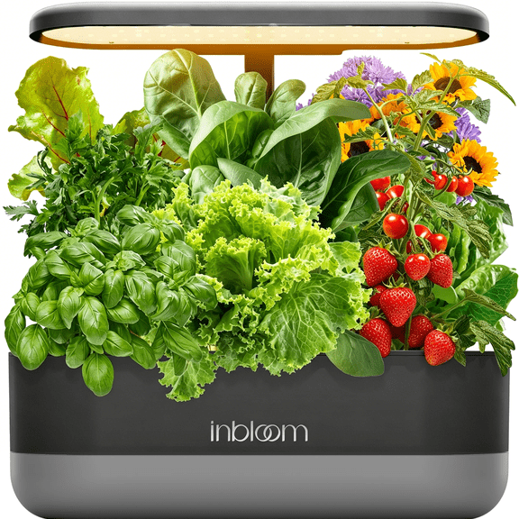 12-Pod Hydroponics Growing System  Indoor Herb Garden Planter Kit  Hydroponic Indoor Gardening System with Pods, 4.2L Water Pump, and Height Adjustable  Perfect Gift for Women