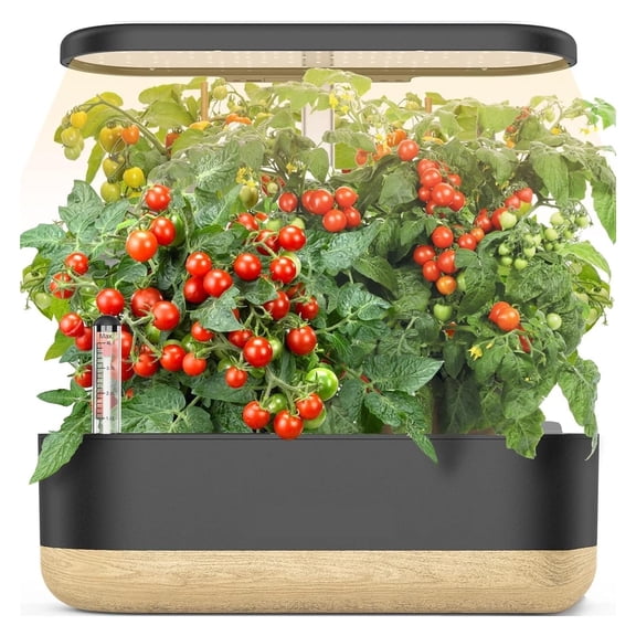 12-Pod Smart Indoor Garden, Hydroponic Kit with Water Reminder