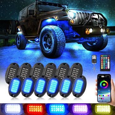 Universal Waterproof LED Chassis Lights - Multi-Color Underbody