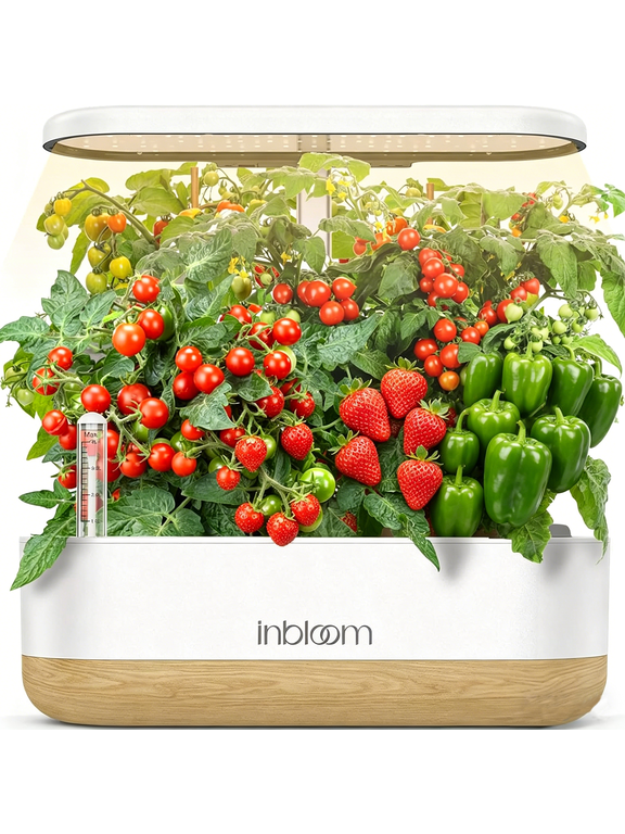 12 Pods Hydroponic Growing System Indoor Herb Garden Featuring Full-Spectrum LED Grow Light, Water Shortage Alert, Auto Timer, Adjustable Height Ideal Gardening Gifts for Women and Mom