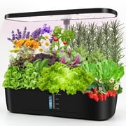 12 Pods Hydroponics Growing System, UNTIMATY Indoor Herb Garden Kit with Grow Lights, Height Adjustable Planting Germination Kit with Pump, Gardening Gifts Home Decor
