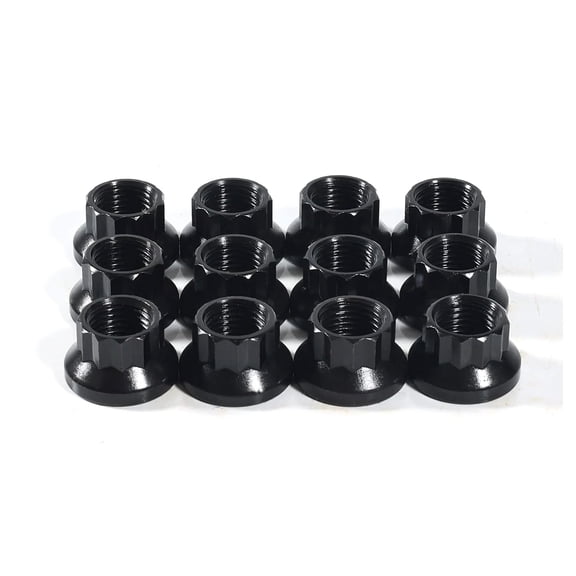 12 Point Nut M12 1.25 Thread Torx Style 21 mm Set of 12 | Xotic Performance N0402