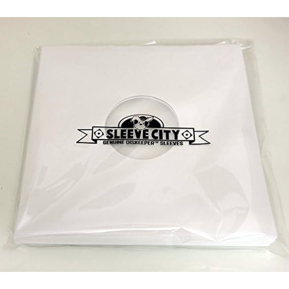 12 Poly-Lined Paper Record Sleeves Anti-Static Inner Sleeves for Vinyl LPs (White, 12 1/8 x 12) (50 Pack)$$Furniture