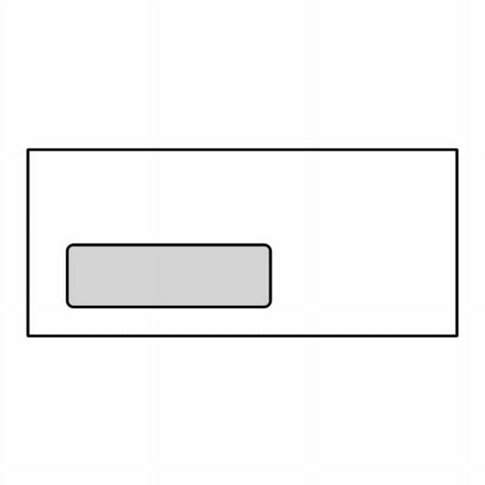#12 Poly Window Envelopes, 4-3/4" x 11", 24#, Lookins, White, Diagonal Seam (Box of 500)