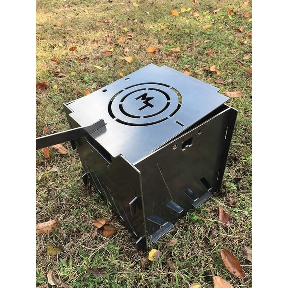 12 Portable Burn Cage Box Campfire Stove Fire Pit Camping RV