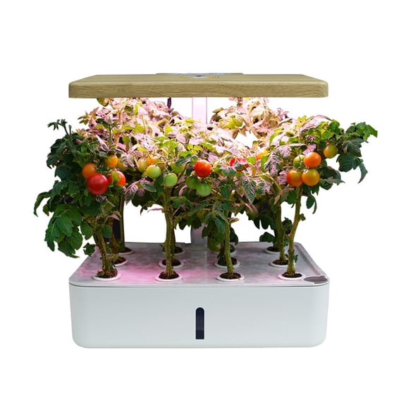 12 Pots Smart Hydroponics Grow System Indoor Desktop Garden Kits With LED Growing Lights Intelligent Planter For Home Kitchen