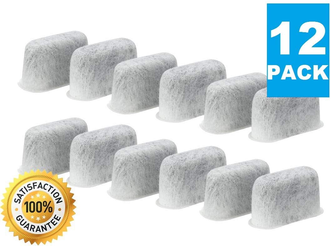 (12) Premium Replacement Charcoal Water Filters for All Cuisinart
