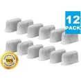 (12) Premium Replacement Charcoal Water Filters for All Cuisinart