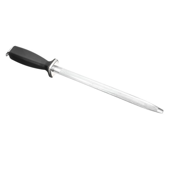 12'' Professional Sharpener Rod Sharpening Stick Honing Steel For Kitchen And Stainless Steel Knives