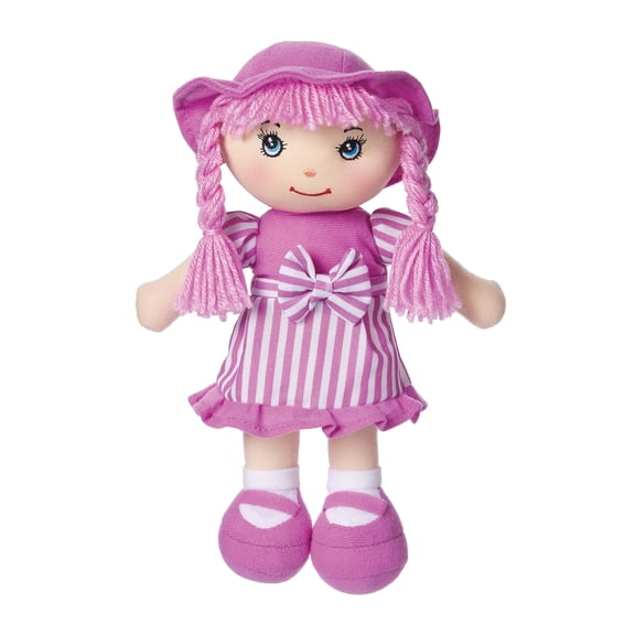 12" Purple Rag Doll, Soft, Huggable Plush Perfect for Cuddling