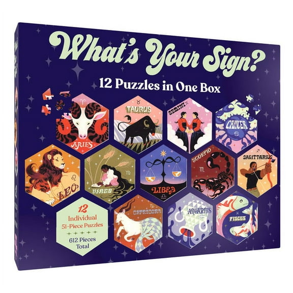 12 Puzzles in One Box: What's Your Sign? (Jigsaw)